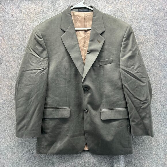 Ralph Lauren Blazer Mens 40S Beige Jacket Wool Single Breasted Tan Khaki - Picture 1 of 12